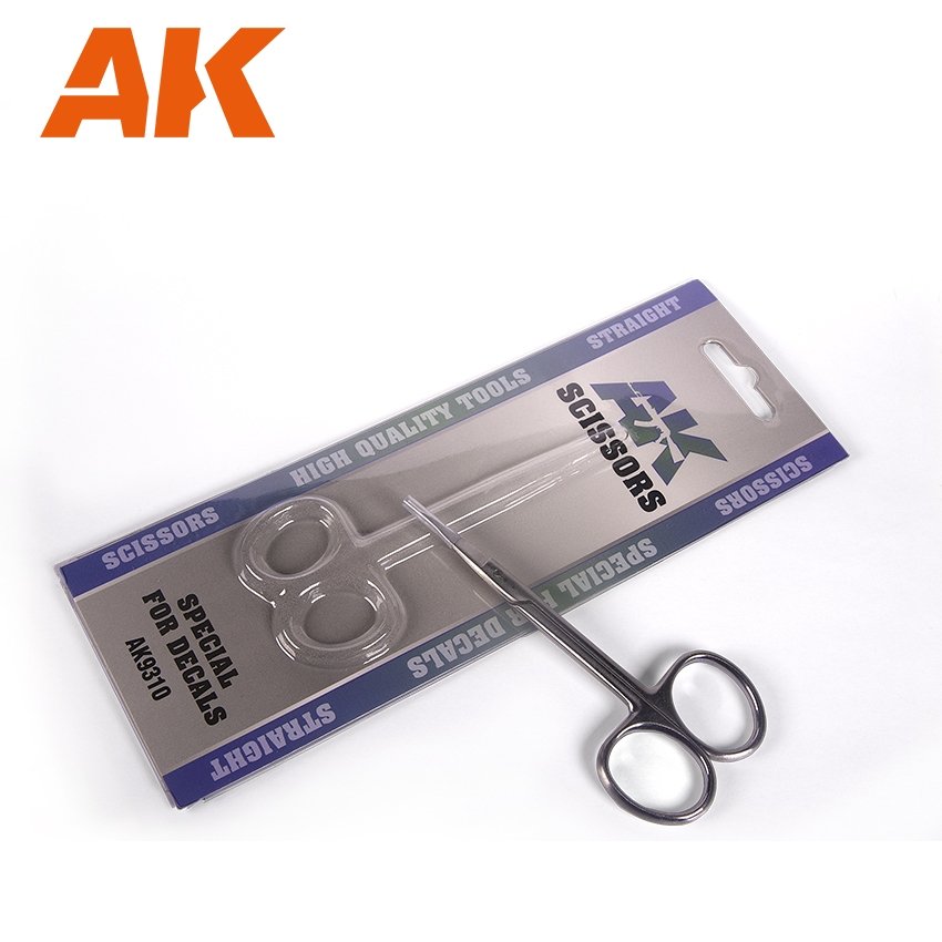 AK Interactive AK9310 SCISSORS STRAIGHT – SPECIAL DECALS AND PAPER – zdjęcie 2