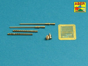 Aber 35L-222 Set of 2 barrels for Russian 14.5 mm machine guns KPVT used on ZPU-2 or ZPU-4 (1/35)