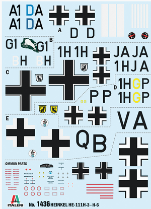 Italeri 1436 HEINKEL HE111H 1/72 – zdjęcie 3