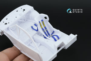 Quinta Studio QR+24004 Sabelt 2inch seat belt harness, blue (With metal buckles) (all kits) 1/24 – zdjęcie 10