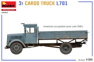 MiniArt 38082 3T CARGO TRUCK L701 1/35 – zdjęcie 6