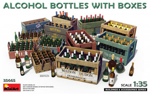 MiniArt 35665 ALCOHOL BOTTLES w/BOXES 1/35