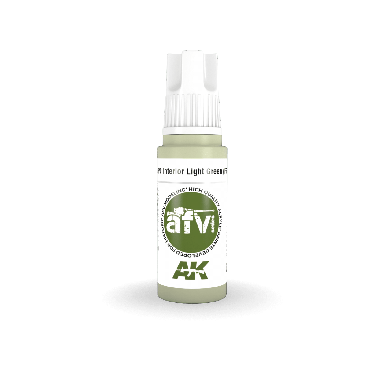AK Interactive AK11345 APC Interior Light Green (FS24533) 17ml – zdjęcie 2
