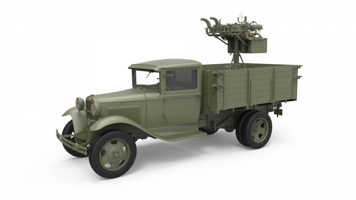 MiniArt 35186 SOVIET 1,5 t. TRUCK w/ M-4 Maxim AA Machine Gun 1/35 – immagine 3