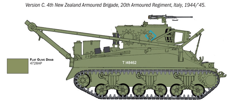 Italeri 6547 M32 Recovery Vehicle 1/35 – zdjęcie 5