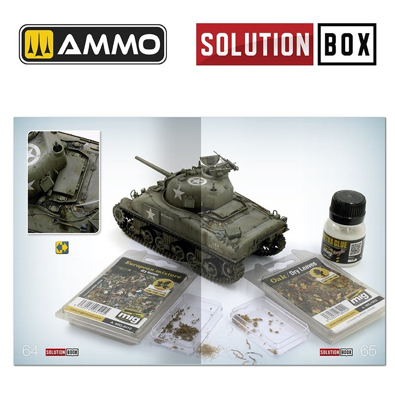AMMO by Mig Jimenez 7728 SOLUTION BOX 22 – WWII USA ETO. Colors and Weathering System – image 6