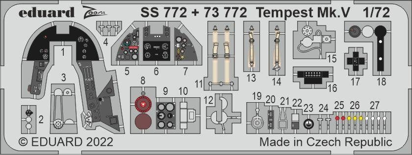 Eduard SS772 Tempest Mk. V AIRFIX 1/72
