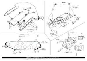 Zebrano SEA032 IS#2 (object 234) heavy tank 1/72 – zdjęcie 2