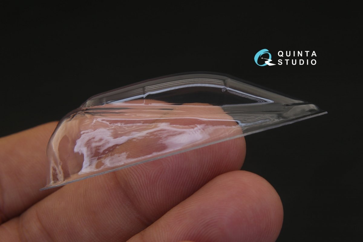 Quinta Studio QC72011 Su-27SM vacuformed clear canopy (for Zvezda kit) 1/72 – zdjęcie 2