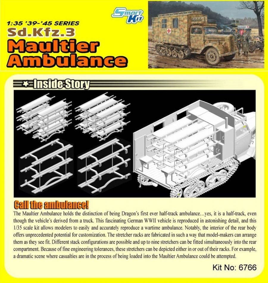 Dragon 6766 Sd.Kfz.3 Maultier Ambulance 1/35 – image 5