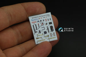 Quinta Studio QD72036 He 162 3D-Printed &amp;amp; coloured Interior on decal paper (Special Hobby) 1/72 – zdjęcie 8
