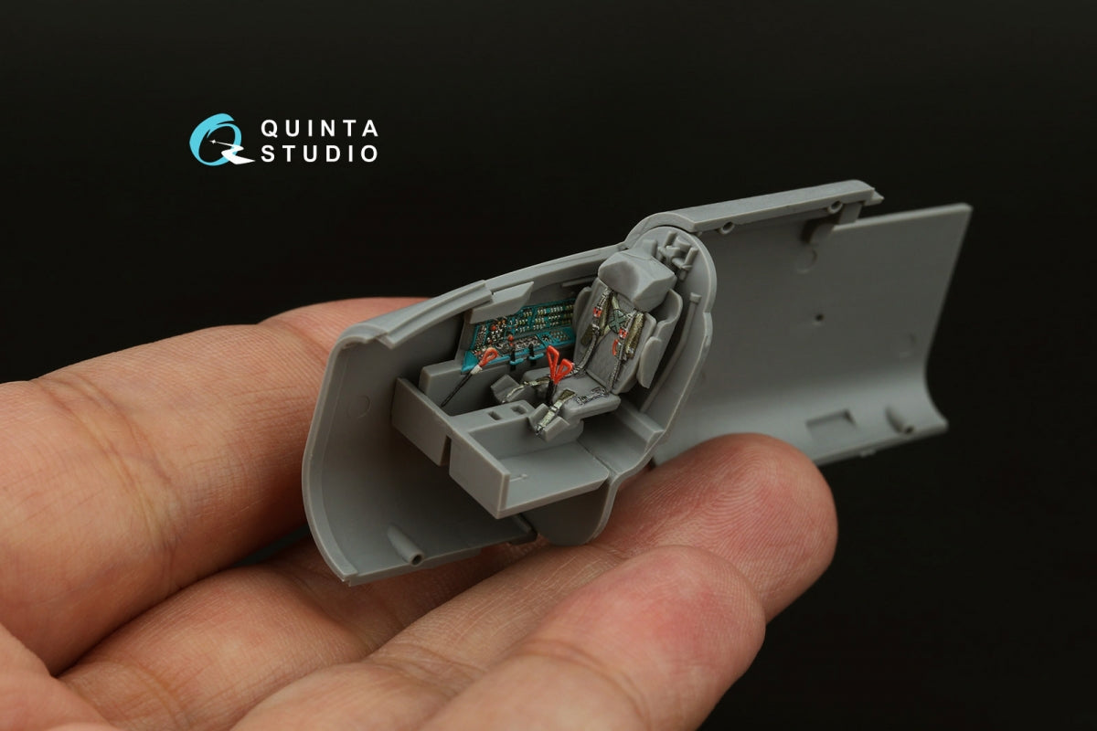 Quinta Studio QD72206 MiG-25PD 3D-Printed &amp; coloured Interior on decal paper (ICM) 1/72