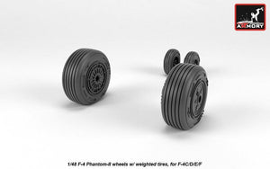 Armory Models AW48324 F-4 Phantom-II wheels w/ weighted tires, mid 1/48 – image 2