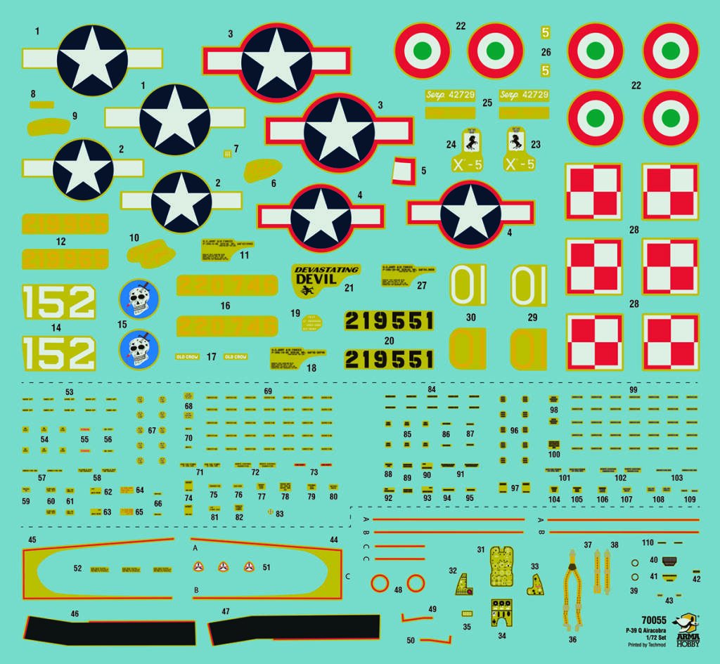 Arma Hobby 70055 P-39Q Airacobra 1/72 – zdjęcie 2