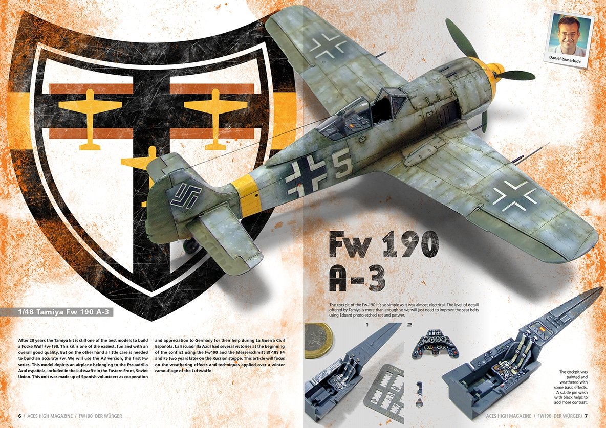 AK Interactive AK2921 ACES HIGH ISSUE 11 FW 190 DER WÜRGER (English) – zdjęcie 7