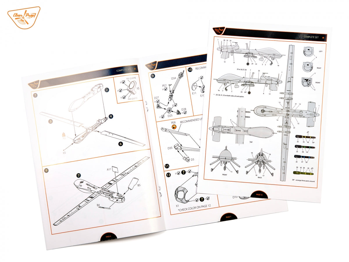 Clear Prop! CP4808 MQ-1C UAV ADVANCED KIT 1/48 – zdjęcie 8