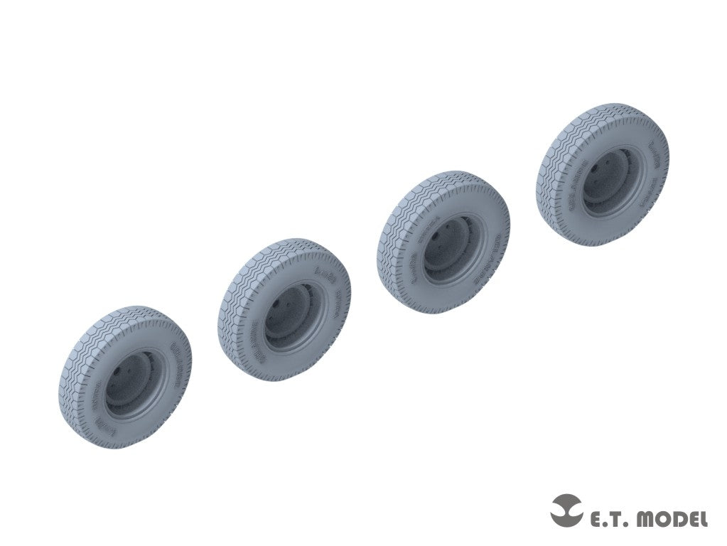 E.T. Model P35-104 WWII German Sd.Kfz.234 Small Diameter Weighted Wheels Type.4 1/35 – zdjęcie 3