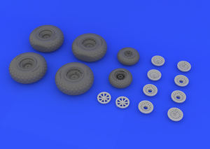 Eduard 648132 B-29 wheels 1/48 (REVELL) – immagine 4