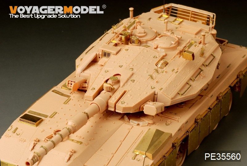 Voyager Model PE35560 IDF Merkava Mk.3D MBT(LIC) w/chains (FOR HOBBYBOSS 82476) 1/35 – zdjęcie 4
