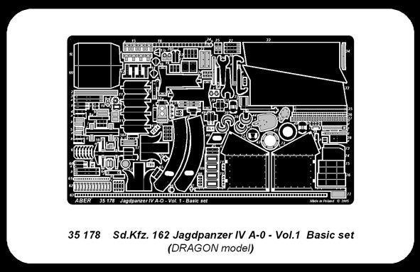 Aber 35178 German tank destroyer Sd.Kfz.162 Jagdpanzer IV A-0 - vol.1 - basic set 1/35 – zdjęcie 2