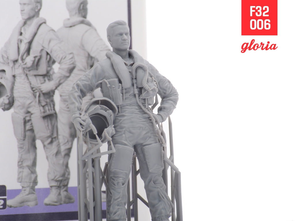Gloria F32006 F-35A Pilot US Air Force 3D Printed Figures 1/32 – zdjęcie 5