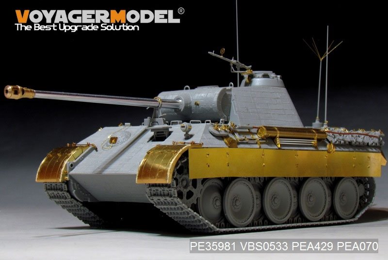 Voyager Model PE35981 WWII German Panther A Tank Basic For TAKOM 1/35 – immagine 3