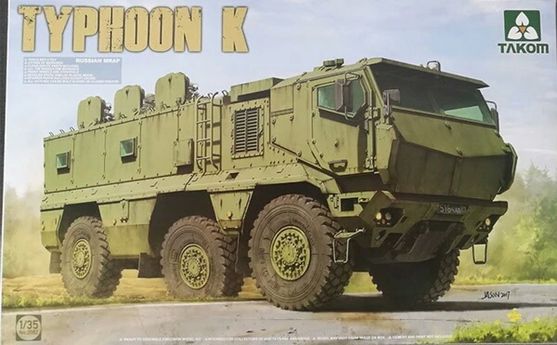 Voyager Model PE35910 Modern Russian KamAZ-63968 Typhoon-K Basic for TAKOM 1/35 – zdjęcie 12