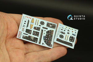 Quinta Studio QD32160 Do 335A-10 3D-Printed &amp;amp; coloured Interior on decal paper (HK models) 1/32 – immagine 6