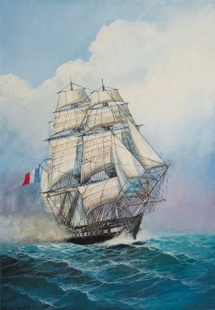 Zvezda 9034 XIXth century French Frigate Acheron 1/200