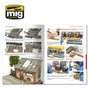 AMMO of Mig Jimenez 6135 HOW TO MAKE BUILDINGS. BASIC CONSTRUCTION AND PAINTING GUIDE (English) – zdjęcie 3
