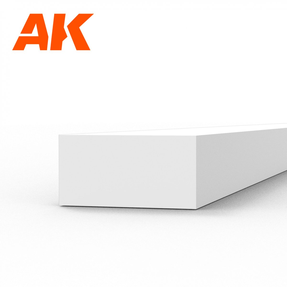 AK Interactive AK6531 STRIPS 2.00 X 4.00 X 350MM – STYRENE STRIP – (8 UNITS) – immagine 2