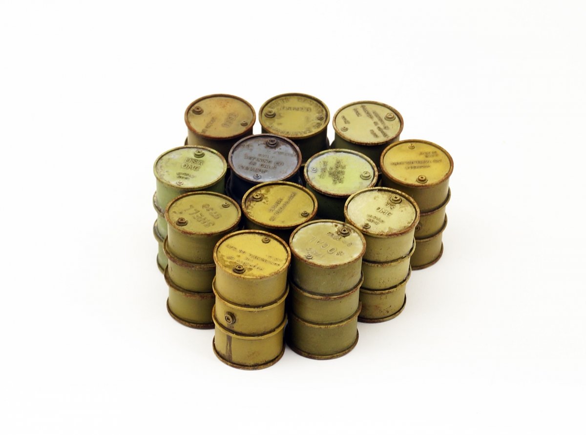 Panzer Art RE35-515 WWI Allied fuel drums (12pcs) 1/35 – zdjęcie 2