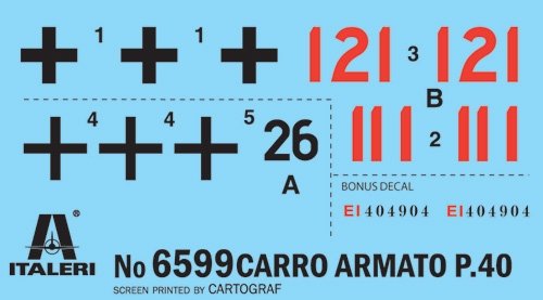 Italeri 6599 Carro Armato P40 1/35 – image 3