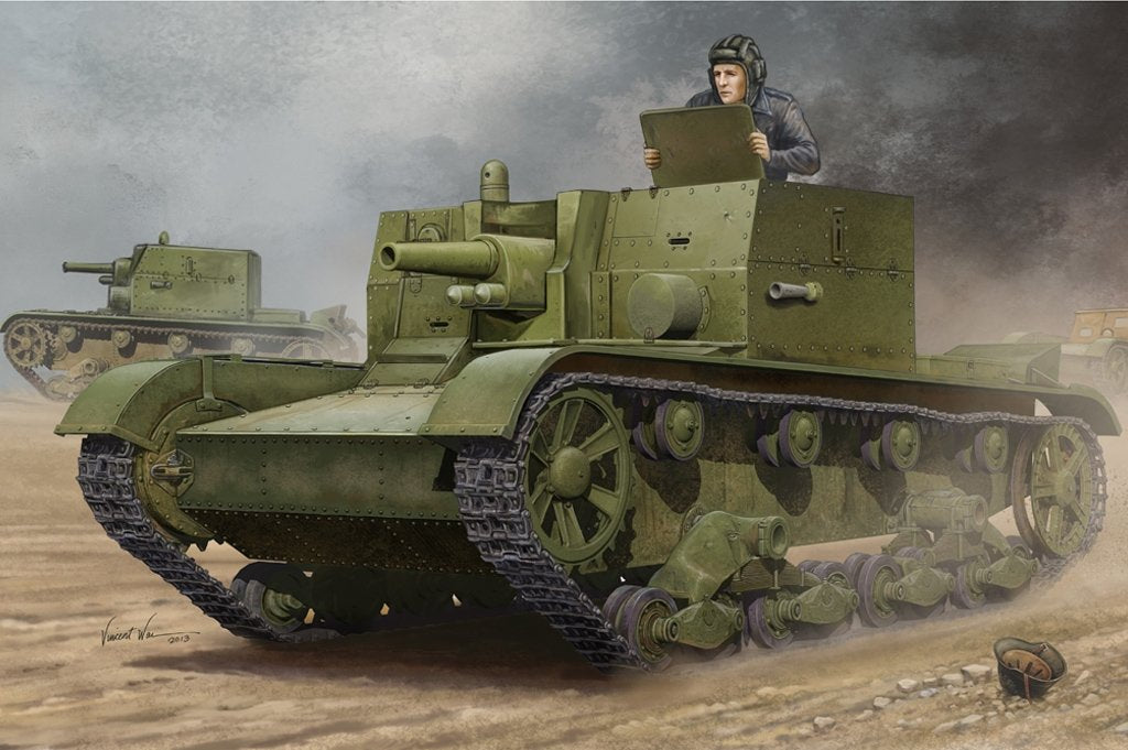 Hobby Boss 82499 Soviet AT-1 Self Propelled Gun 1/35