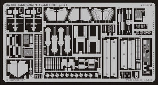 Eduard 35984 Sd. Kfz.251/1 Ausf. D UHU 1/35 AFV Club – zdjęcie 2
