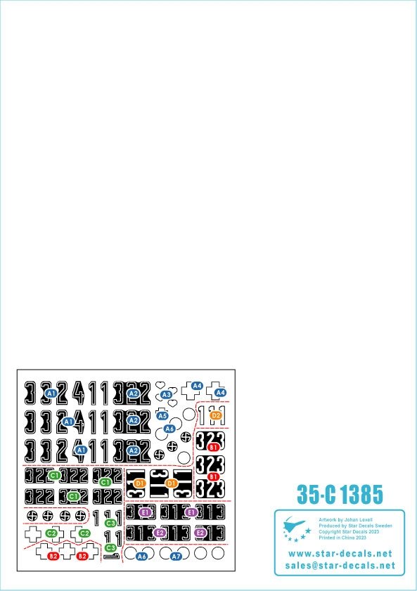 Star Decals 35-C1385 Wiking #6. 5. SS-Wiking in Caucasus 1942-43. Pz IV Ausf F, Pz IV Ausf F2 and Pz IV Ausf G 1/35 – image 3