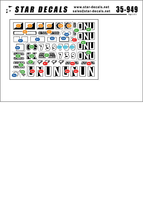 Star Decals 35-949 Modern African Wars 2 1/35 – image 2