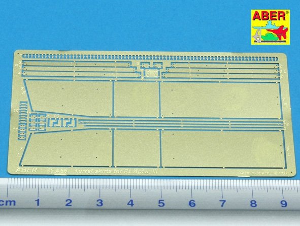 Aber 35A056 Osłony wieży do PzKpfw III 1/35 – Bild 2
