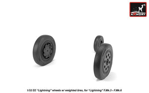 Armory Models AW32402 EE Lightning wheels w/ weighted tires, late 1/32 – image 4