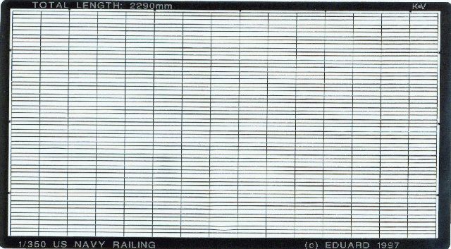 Eduard 99001 US Navy Railing 1/350