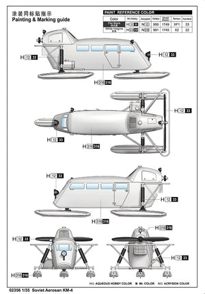 Trumpeter 02356 Soviet Aerosan KM-4 1/35 – zdjęcie 4