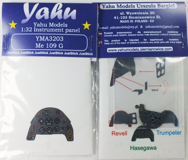 Yahu YMA3203 Me 109 G (Revell) 1/32