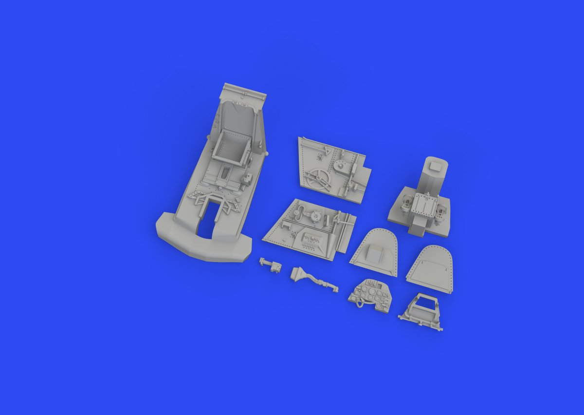 Eduard 672288 S-199 cockpit Erla canopy PRINT EDUARD 1/72 – zdjęcie 2