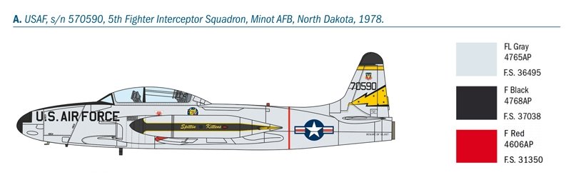 Italeri 1444 T-33A SHOOTING STAR 1/72 – image 10