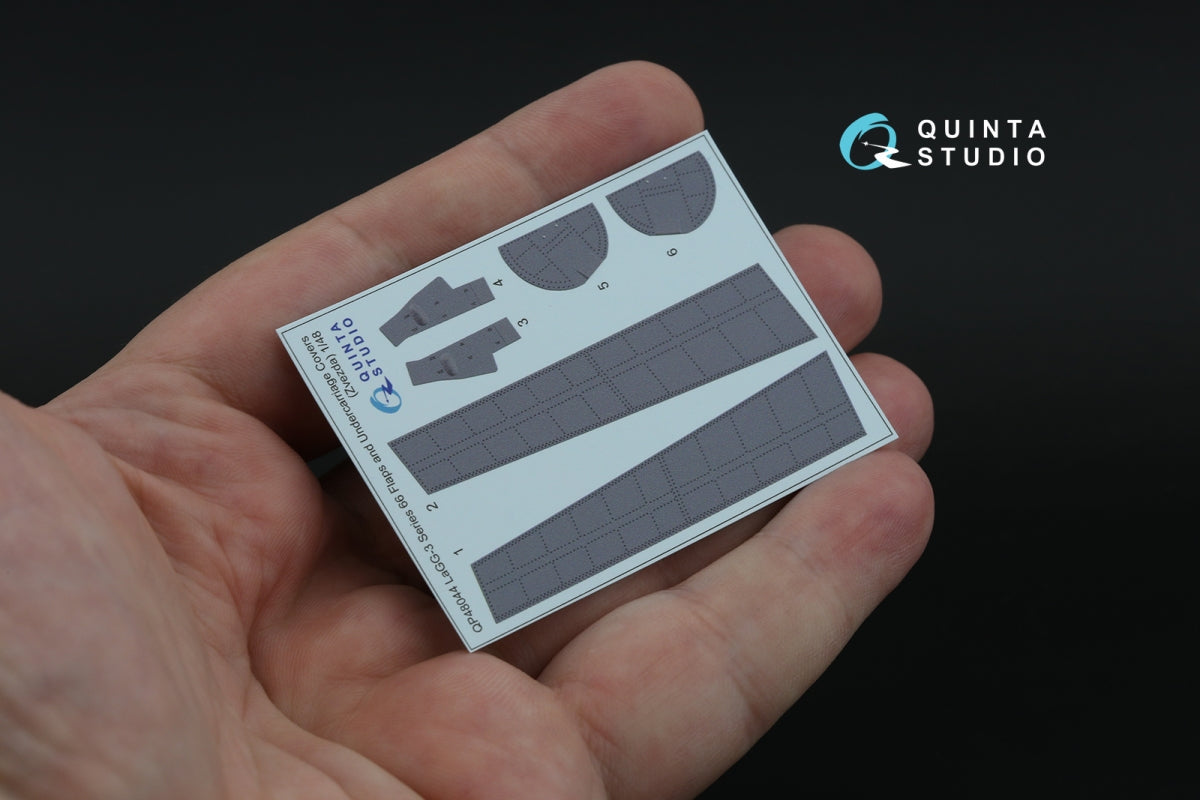 Quinta Studio QP48044 LaGG-3 Series 66 Flaps and Undercarriage Covers (Zvezda) 1/48 – zdjęcie 3