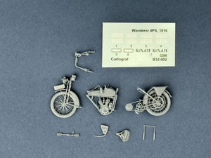 Copper State Models B32-002 Wanderer 4PS 1916 Motorcycle 1/32 – zdjęcie 3