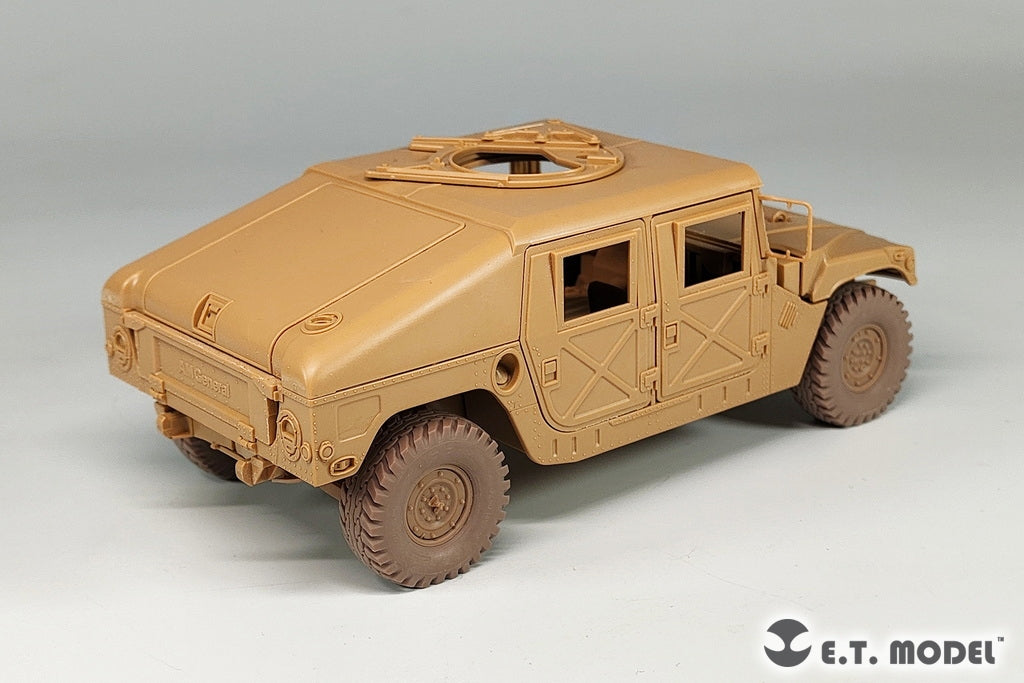 E.T. Model P35-168 Modern USA M1024/M1046 Humvee Sagged Wheels 1/35 – zdjęcie 7
