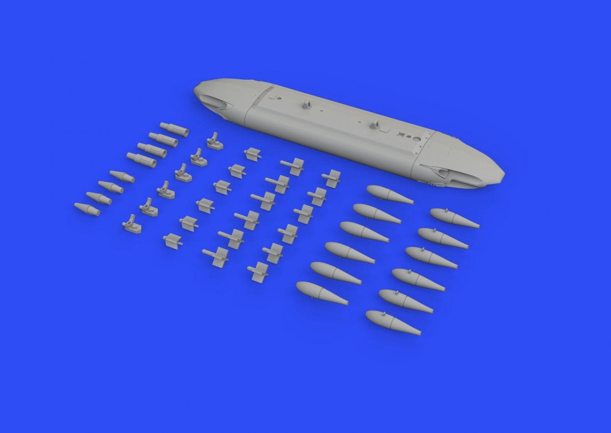 Eduard 648566 SUU-20 dispenser w/ BDU-33 &amp;amp; Mk.76 bombs 1/48 – zdjęcie 2