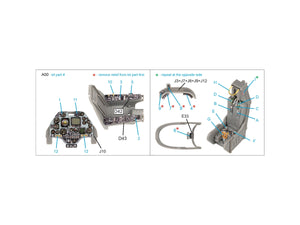 Quinta Studio QD48527 A-4M early 3D-Printed &amp;amp; coloured Interior on decal paper (Magic Factory) 1/48 – zdjęcie 2