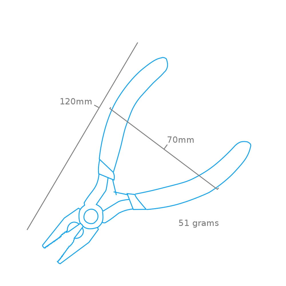 Modelcraft PPL6001 Flat Nose Combination Pliers (125mm) – zdjęcie 5